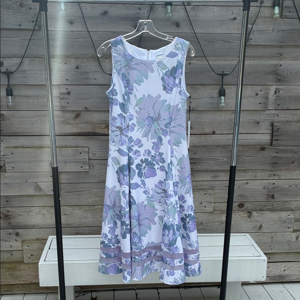 Calvin Klein spring sleeveless dress size 8